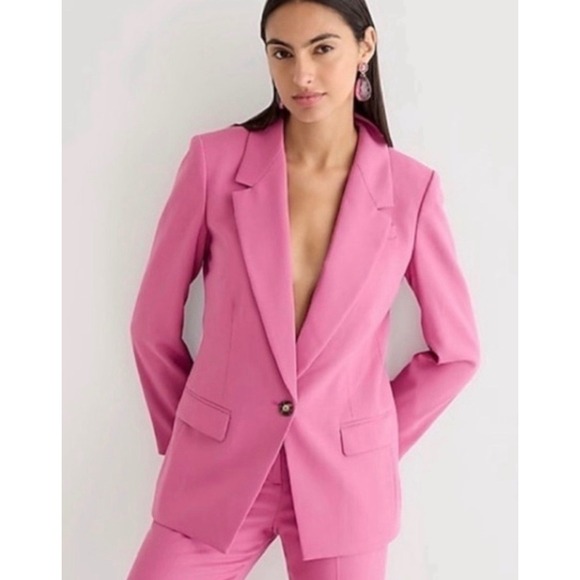 J. Crew Jackets & Blazers - J. Crew Willa Blazer 6T Garden Dahlia Italian Wool Blend $288 Work Career Spring